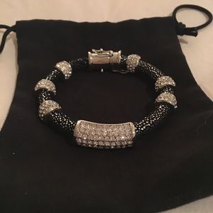 Crystal bangle bracelet